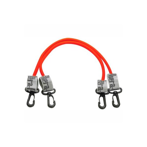 Thera-Band Exercise Station Accessory, 18" Red Tubing with Connectors, 1 Pair